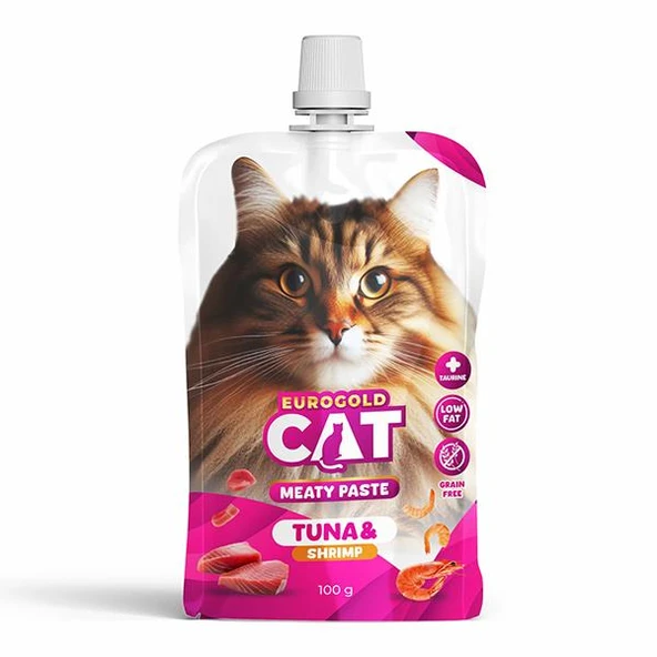 Eurogold Ton Balığı ve Karides Ezme Kedi Ödülü 100gr ürün görseli