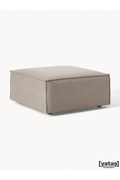 Mobilya Stant Most Mollis Kare Puf Silinebilir 10 Kahverengi Keten Kumaş Yumuşak Sünger (EVİNİZE TESLİM) ürün görseli