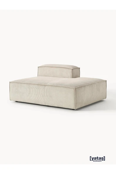 Mobilya Stant Most Mollis Sağ Pro Köşe Modül 01 Fitilli Kırık Beyaz Kadife Kumaş Yumuşak Sünger(EVİNİZE TESLİM) ürün görseli