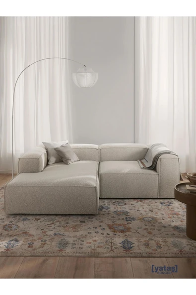 Mobilya Stant Most Mollis Plus Sol Köşe 2 Modül Köşe 01 Beyaz Lüks Bukle Kumaş Yumuşak Sünger(EVİNİZE TESLİM) ürün görseli