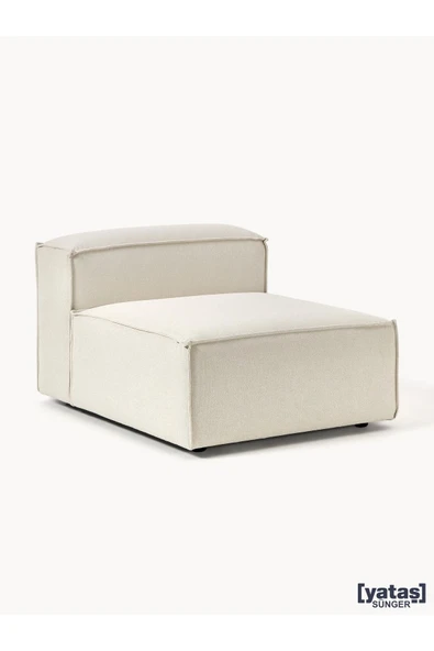 Mobilya Stant Most Mollis Orta Modül Berjer Silinebilir 01 Kırık Beyaz Keten Kumaş Yumuşak Sünger (EVİNİZE TESLİM) ürün görseli