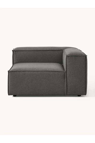 Mobilya Stant Most Mollis Köşe Modül Berjer 41 Koyu Antrasit Keten Kumaş Yumuşak Sünger(EVİNİZE TESLİM) - Resim 5