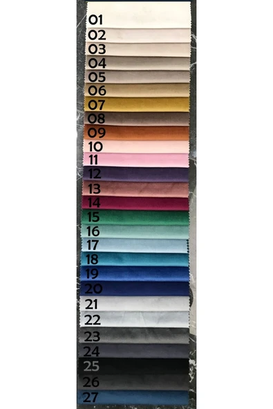 Mobilya Stant Most Hallow Kapitoneli Yuvarlak Orta Sehpa 26 Koyu Antrasit Kadife Kumaş %100 Mdf (Evinize Teslim) - 5