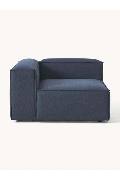 Mobilya Stant Most Mollis Köşe Modül Berjer Silinebilir Lacivert Keten Kumaş Yumuşak Sünger (EVİNİZE TESLİM) - Resim 2