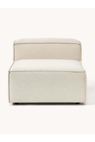 Mobilya Stant Most Mollis Orta Modül Berjer Silinebilir 01 Kırık Beyaz Keten Kumaş Yumuşak Sünger (EVİNİZE TESLİM) - Resim 3