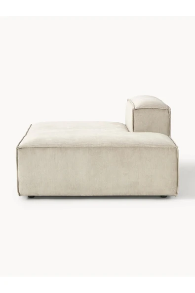 Mobilya Stant Most Mollis Sağ Pro Köşe Modül 01 Fitilli Kırık Beyaz Kadife Kumaş Yumuşak Sünger(EVİNİZE TESLİM) - Resim 7