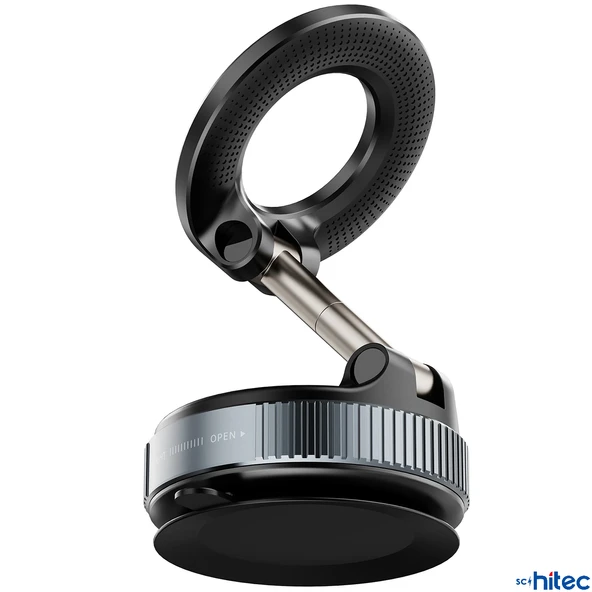 ScHitec X68 Araç İçi Manyetik 360° Vakumlu Kilitli Telefon Tutucu