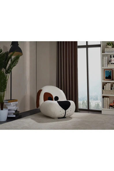 Mobilya Stant Most Snopy Karakter Berjer 1. Sınıf Teddy Kumaş Gürgen Ağaç (Evinize Teslim) - Resim 5