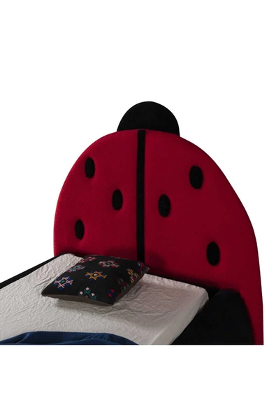 Mobilya Stant Most Uğur Böceği Tek Kişilik Karyola Teddy Kumaş 90x190 Yatak İçindir(Evinize Teslim) - Resim 3