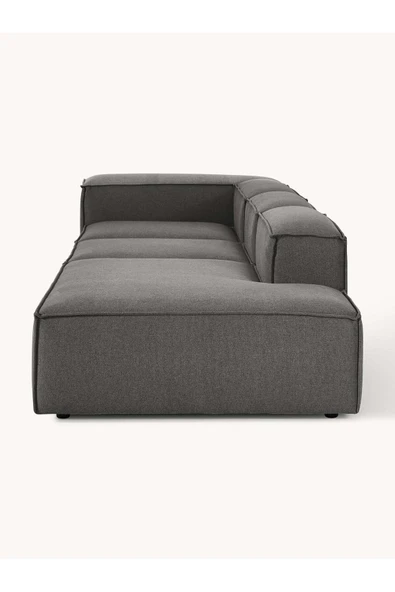 Mobilya Stant Most Mollis Pro 3 Modül Sağ Kanepe Keten Yumuşak Sünger(Evinize Teslim) - Resim 4