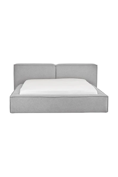 Mobilya Stant Most Mollior Bazalı Karyola Gri Keten Kumaş 180x200 cm. Yatak İçindir (Kurulum Dahil) - 6