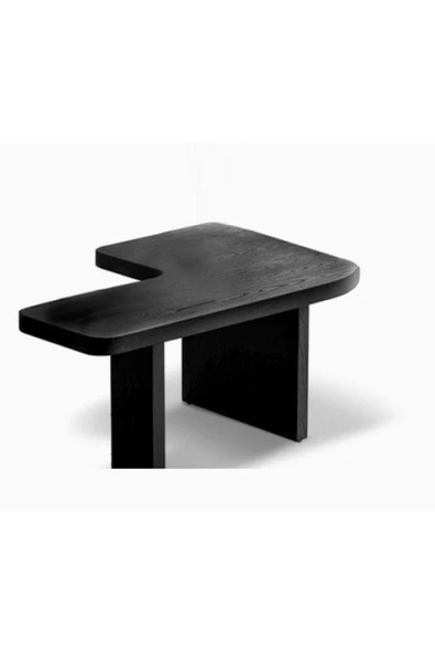 Mobilya Stant Most Gun 2'li Set Orta Sehpa %100 Ahşap Boyalı Siyah (90X60) (EVİNİZE TESLİM) - Resim 5