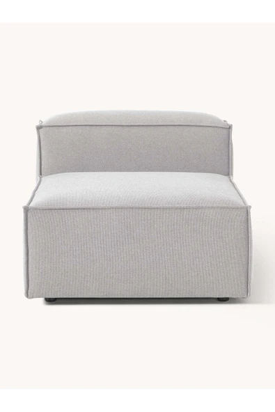 Mobilya Stant Most Mollis Orta Modül Berjer Silinebilir 32 Gri Keten Kumaş Yumuşak Sünger (EVİNİZE TESLİM) - Resim 3
