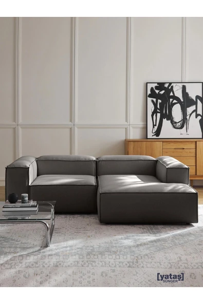 Mobilya Stant Most Mollis Plus Sağ Köşe 2 Modül Köşe 41 Koyu Antrasit Keten Kumaş Yumuşak Sünger(EVİNİZE TESLİM) ürün görseli