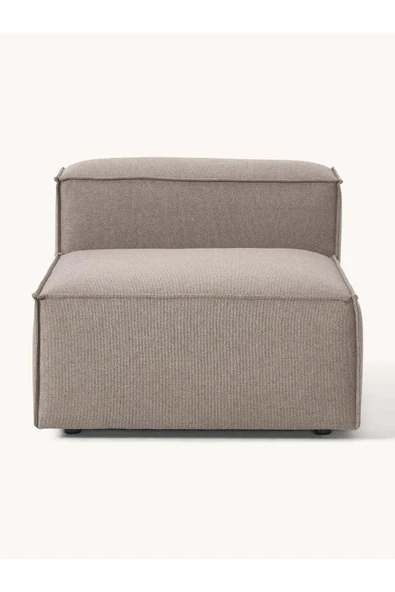 Mobilya Stant Most Mollis Orta Modül Berjer Silinebilir 10 Kahverengi Keten Kumaş Yumuşak Sünger (EVİNİZE TESLİM) - Resim 3