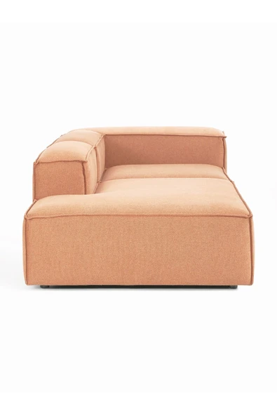 Mobilya Stant Most Mollis Pro 2 Modül Sol Kanepe Kiremit Keten Yumuşak Sünger(Evinize Teslim) - Resim 2