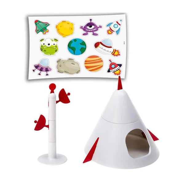 Ferplast Criceti 9 Hamster Kafesi Uzay Temalı - 5