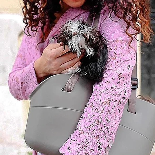 Ferplast With Me Bag Small Kedi Taşıma Çantası Gri - 3