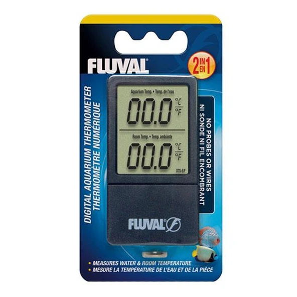 Fluval 2 Ekranlı Oda ve Akvaryum Termometresi ürün görseli 1