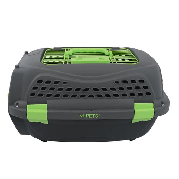 M-Pets Eco Giro Carrier Taşıma Çantası Small Siyah Yeşil - 2