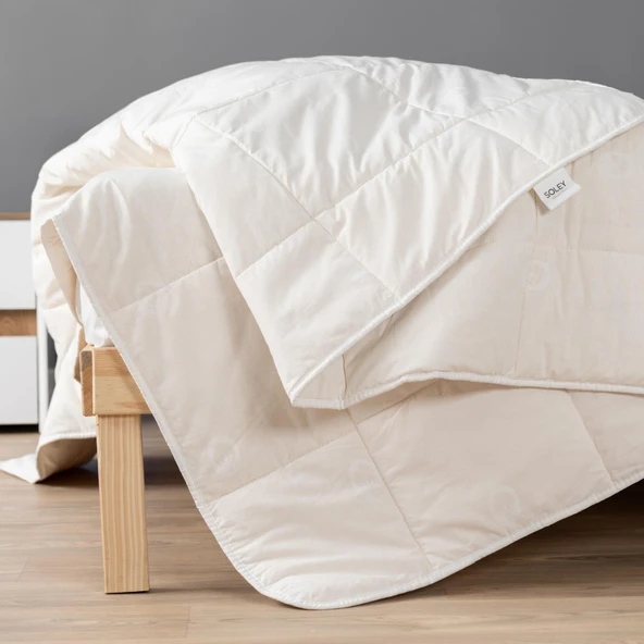 Soley | Pure Cotton | %100 Pamuk 155 X 215 Tek Kişilik Yorgan ürün görseli 1