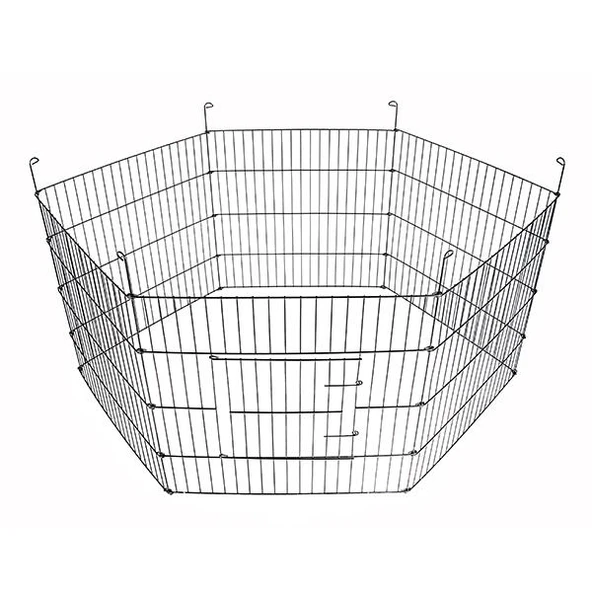 Kedi ve Köpekler İçin Panel Çit 61x61Cm 6 Parça