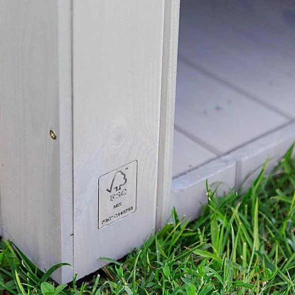 Ferplast Argo 50 Ahşap Köpek Kulübesi - 6