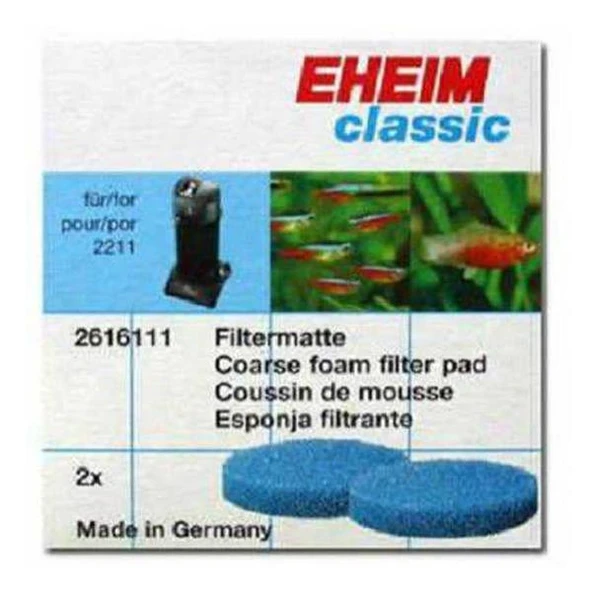 Eheim Classic 150 Yedek Mavi Sünger 2li Paket