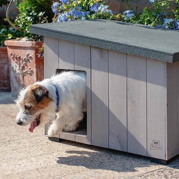 Ferplast Argo 50 Ahşap Köpek Kulübesi - 2