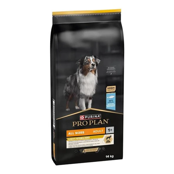 Pro Plan All Size Light Sterilised Balıklı Yetişkin Köpek Maması 14Kg
