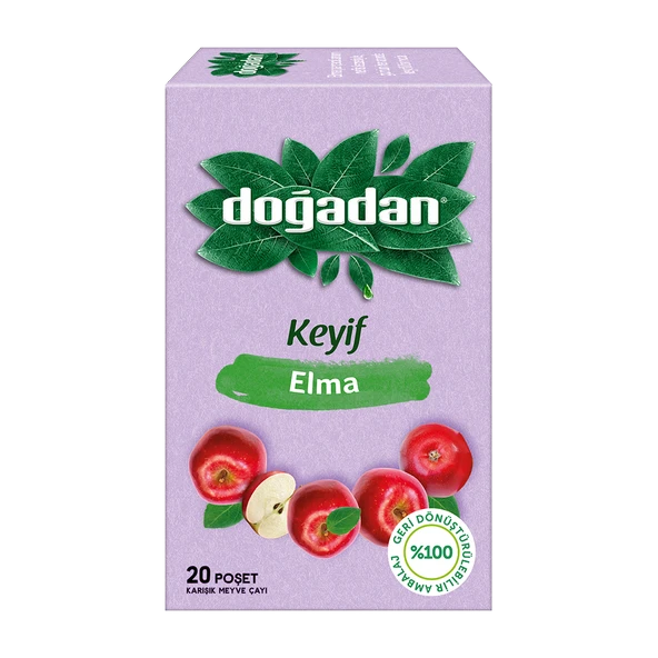 DOĞADAN BİTKİ ÇAYI  KEYİF ELMA 20Lİ 39GR - 1