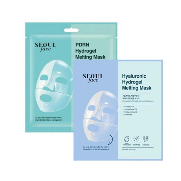 Dermal Pdrn Hydrojel Eriyen Maske Nemlendirici Şeffaf Jel Maske 34 gr. ve Hyalüronik Eriyen Maske 34 gr. ürün görseli 1