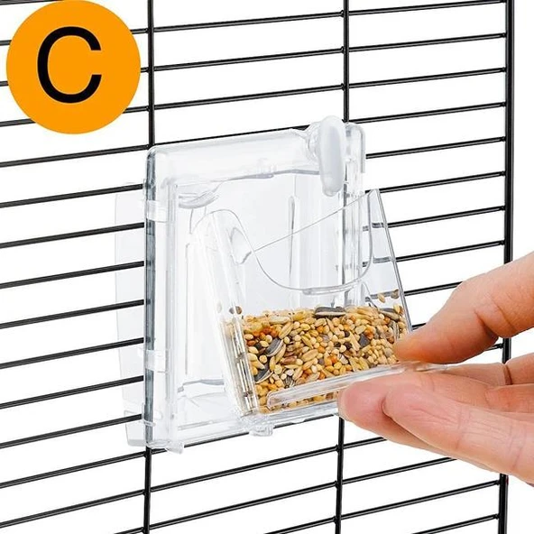 Ferplast Guilietta 5 Kuş Kafesi Siyah Tel - 7