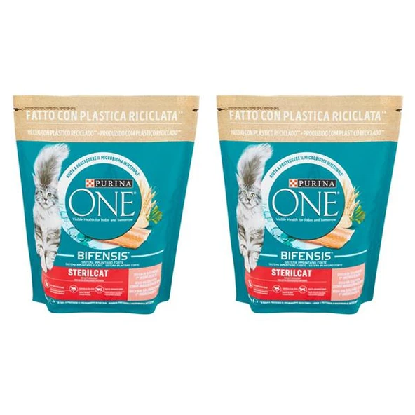 Purina One Somonlu Kısırlaştırılmış Kedi Maması 800gr x 2 Adet