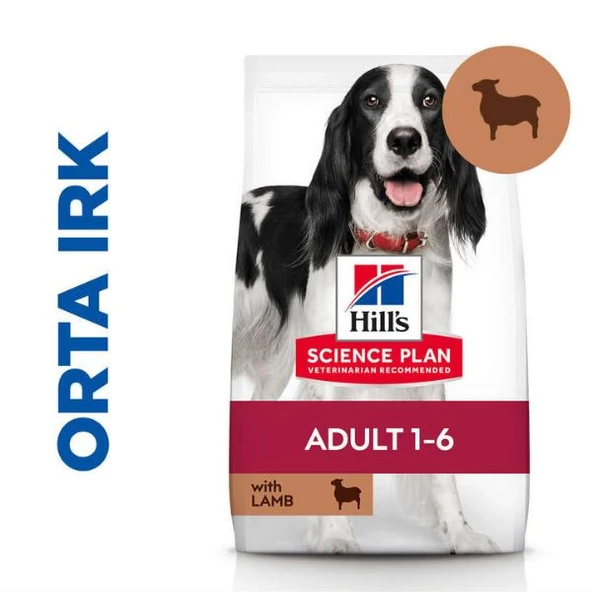 Hills Medium Adult Kuzu Etli Yetişkin Köpek Maması 2,5Kg ürün görseli