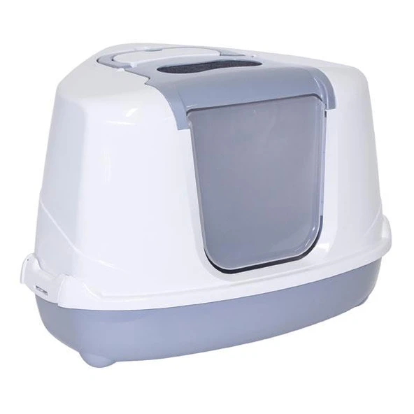 Moderna Köşeli Tuvalet Gri