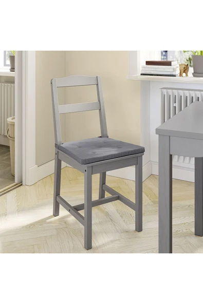 IKEA Sandalye Minderi, Derinlik: 40 cm  Genişlik: 42 cm/ 35 cm  Kalınlık: 4 cm, 4'lü - 5