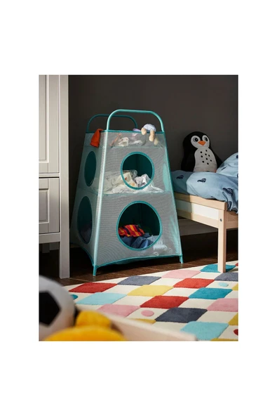 IKEA BLÅVINGAD siyah-beyaz 40x32 cm minder - 5