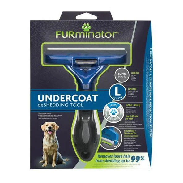 Furminator Longhair L Köpek Tüy Toplama Tarağı - 4