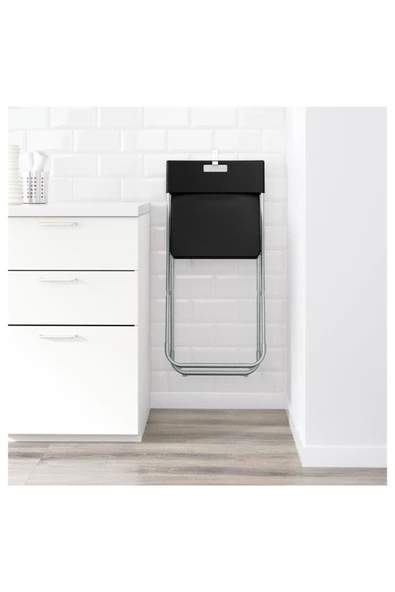 IKEA Gunde Katlanır Sandalye - Siyah - 2