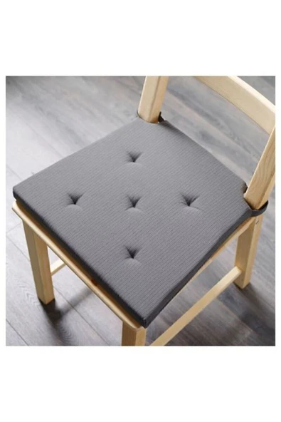 IKEA Justına 35/42x40 Cm Sandalye Minderi Gri - 2