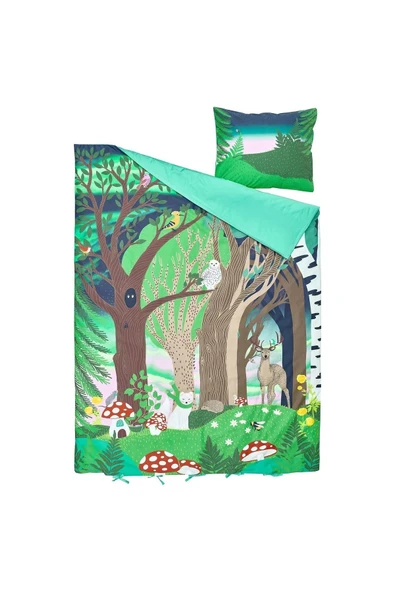 IKEA çocuk nevresim takımı, çok renkli, 150x200/50x60 cm