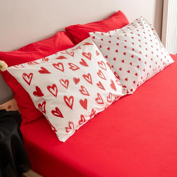 Soley | Mix & Match | Lover | %100 Pamuk Çift Kişilik Nevresim Seti - 11