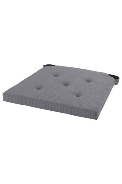 IKEA Justına 35/42x40 Cm Sandalye Minderi Gri