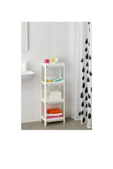 IKEA Premium Ürün Kaliteli Üretim Dayanıklı Şık Tasarım Pratik Kullanım 37x23x101 Cm Raf Ünitesi VESKEN - 2