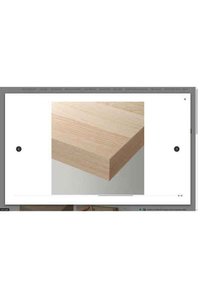 IKEA Lack Ayaksız Duvar Rafı, Ağartılmış Meşe Görünümlü, 30x26 Cm - 2