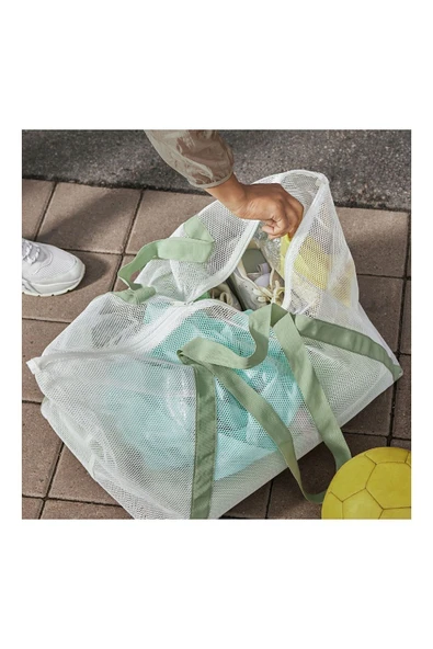 IKEA Dajlien çanta,  beyaz, 50x36x39 cm/40 lt plaj spor çantası - 2