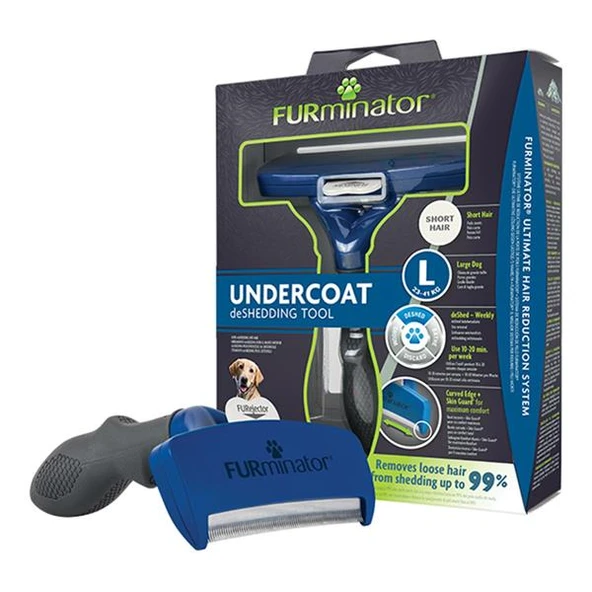 Furminator Shorthair L Köpek Tüy Toplama Tarağı - 5