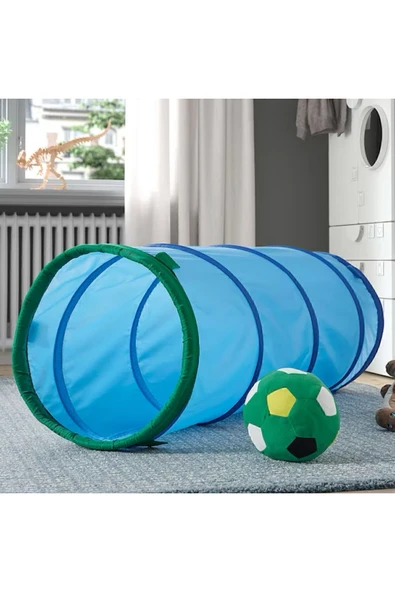 IKEA Dvargmas Oyun Tüneli - 126 Cm - Mavi / Yeşil
