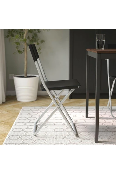 IKEA Gunde Katlanır Sandalye - Siyah - 4